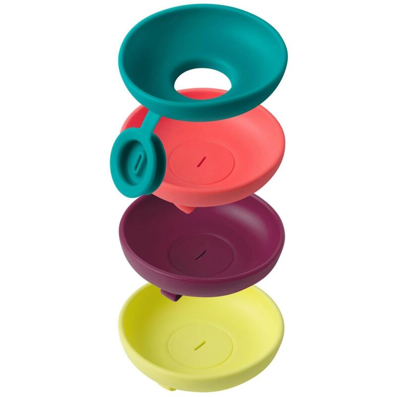 Silikon-Eisstielhalter, 4er-Set für Kinder, Eiswaffelhalter, Auffangbehälter für tropfendes Eis am Stiel, um das Auslaufen von Eis am Stiel zu