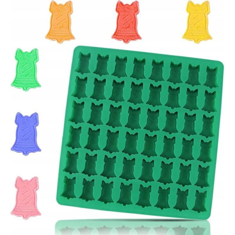 Silikonform für Kekse und Mini-Pralinen 48 Weihnachtsglocken