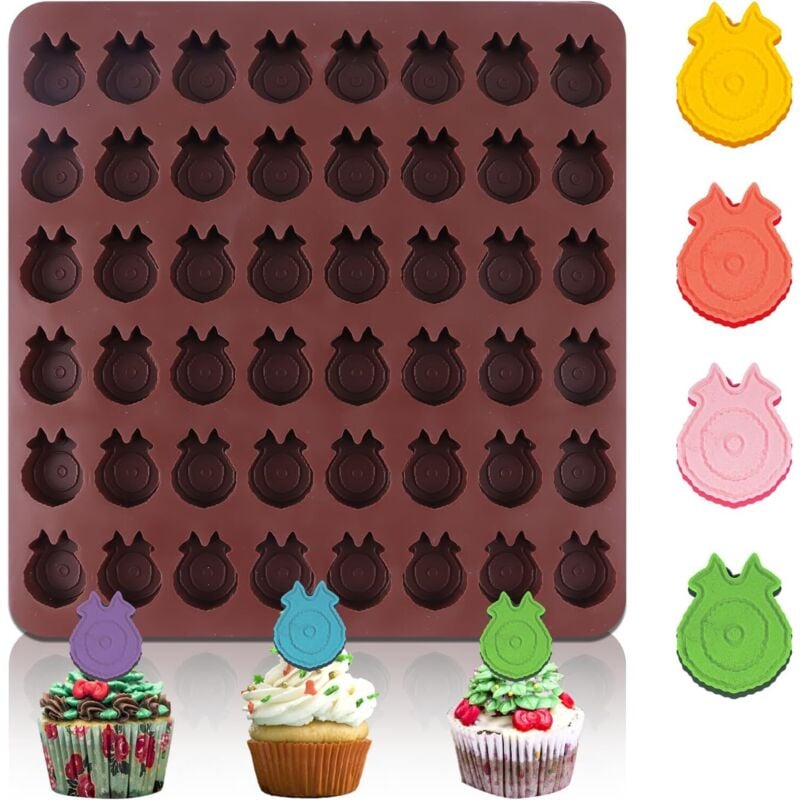 Silikonform Für Schokolade, Pralinen, Eis, Kranz, 48 Plätze