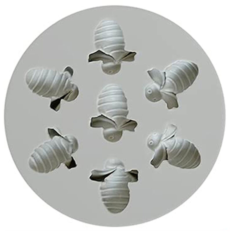 Silikonform in Bienenform, wabenförmige Fondant-Kuchenform, bienenkorbförmige Backformen, Kuchendekorationsform für Cupcakes und Pralinen