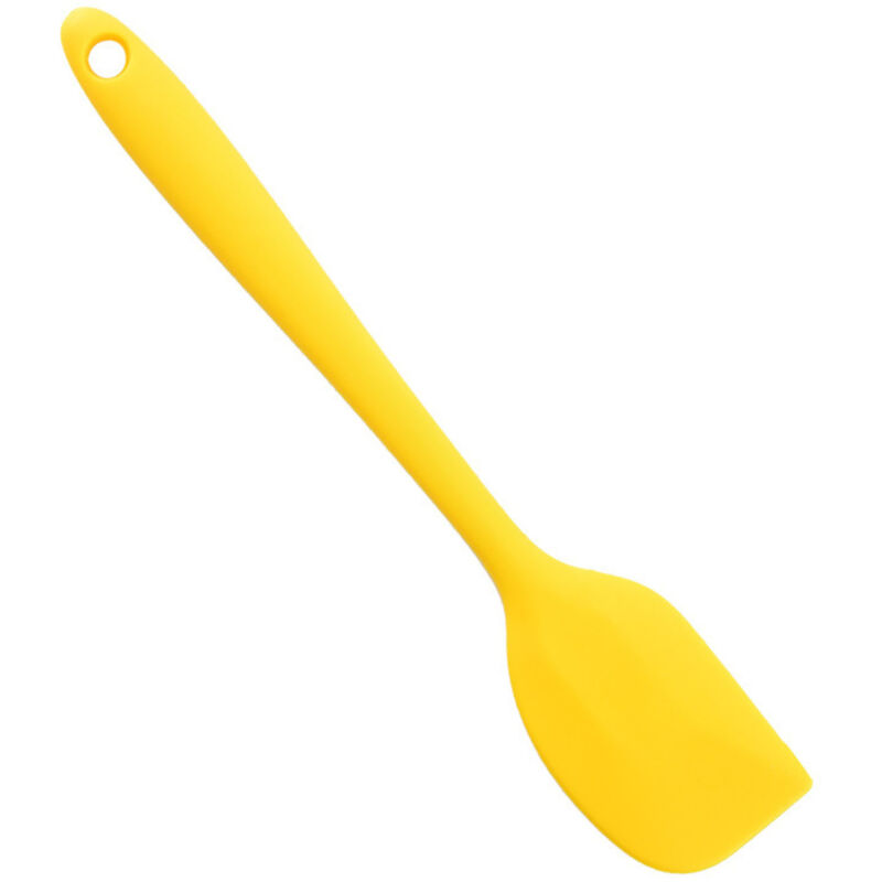 Silikonspatel, hitzebeständige Oberfläche, antihaftbeschichtetes Kochgeschirr (gelb)