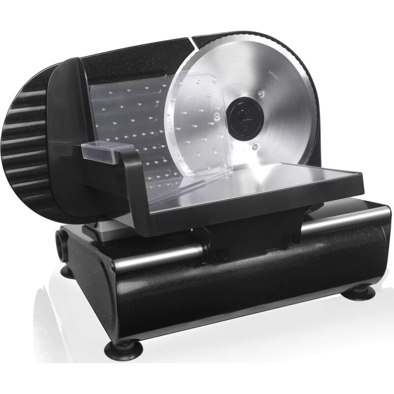 Allesschneider elektrisch as 520 - Schneidemaschine Brot und Wurst 0-15mm schwarz, 150W - Silva