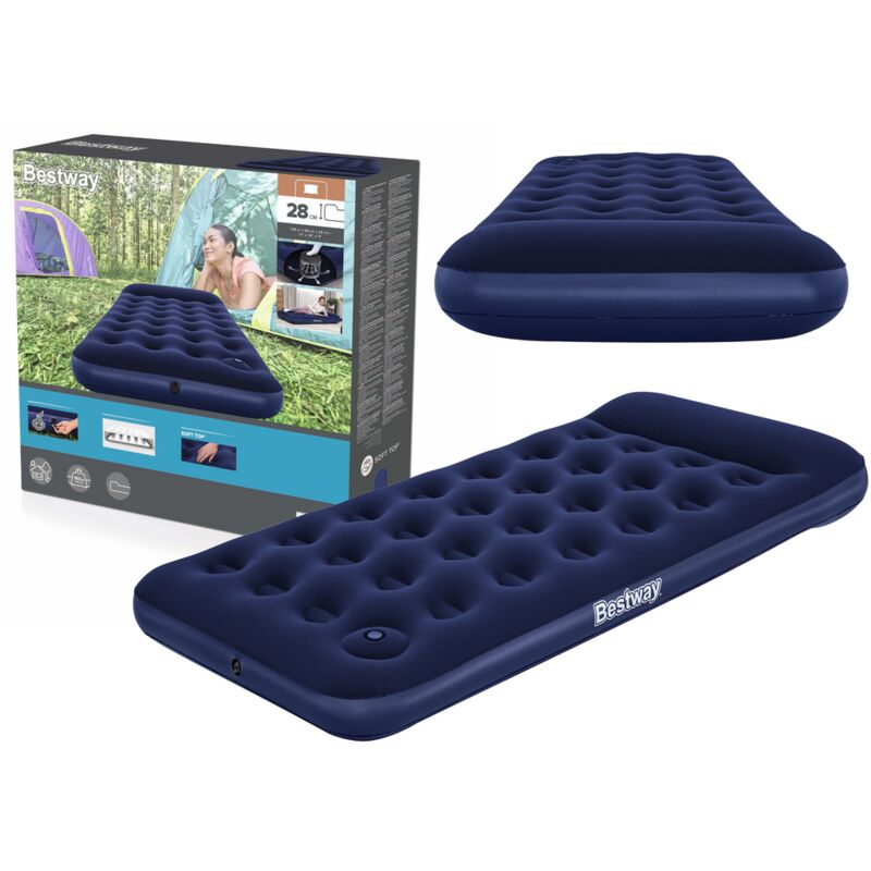 Single-Luftbett mit integrierter Fußpumpe 188 x 99 x 28 cm - Bestway