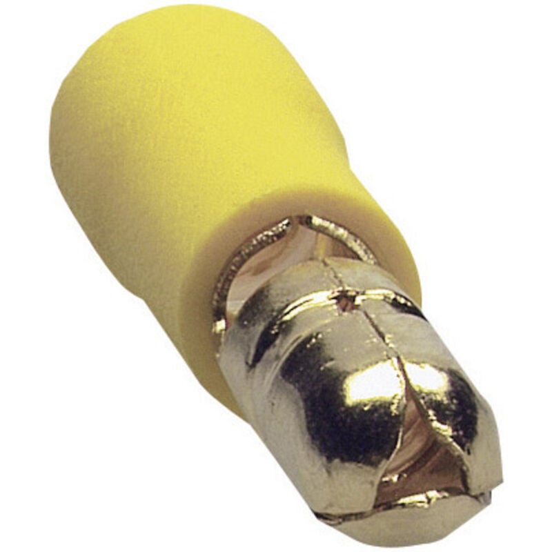 Sinuslive - Car HiFi Rundstecker 10er Set 6 mm² 6 mm vergoldet