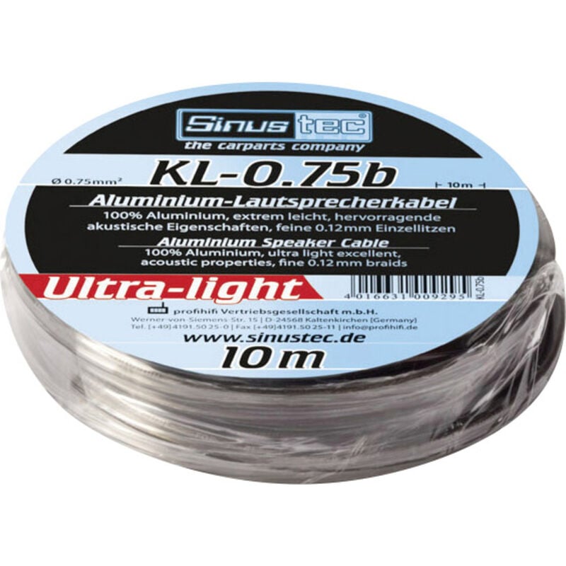 KL-0,75b Car HiFi Endstufen-Anschluss-Set - Sinustec