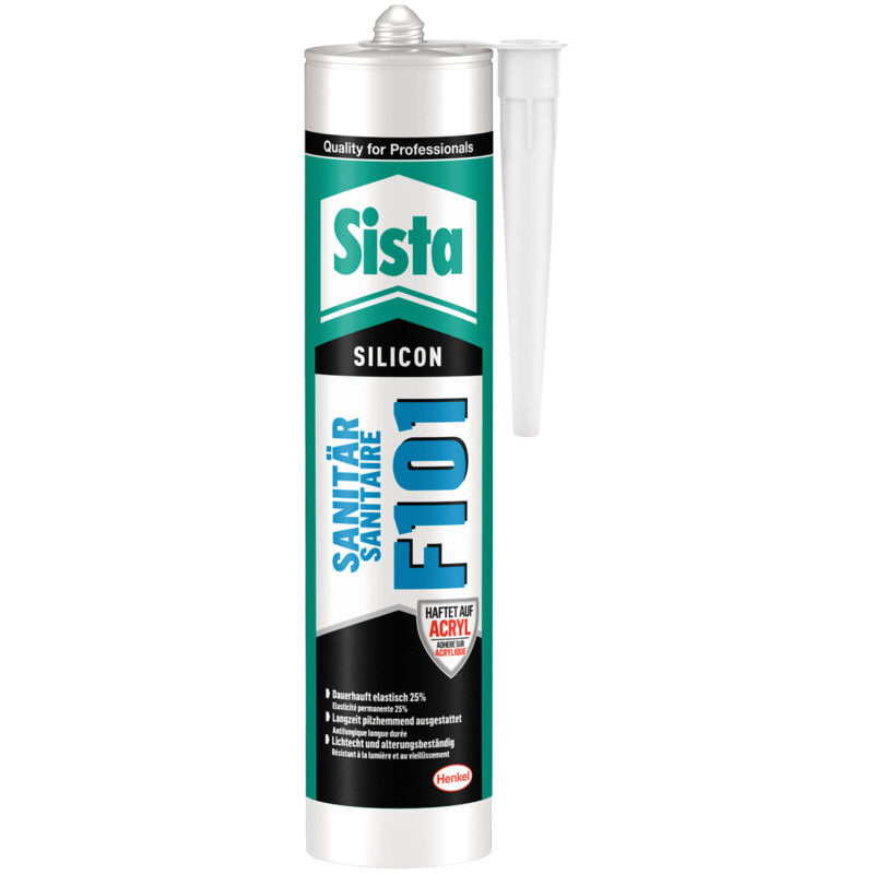 Sista Sanitär F101 Sanitär staubgrau 300ml U11SG