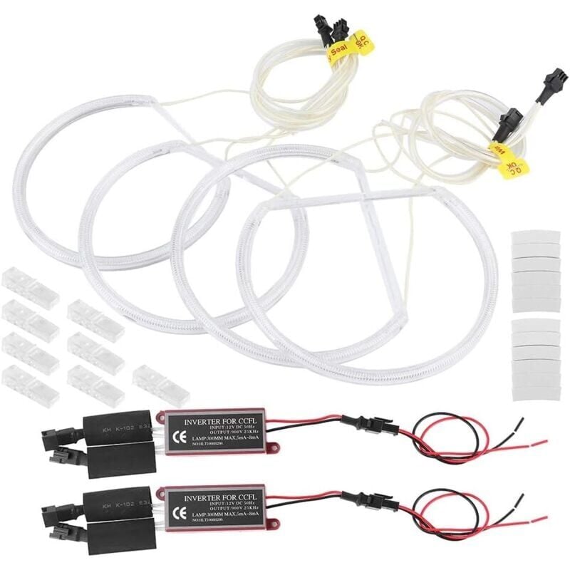 Auto Angel Eyes Lichter Set Weiß ccfl Angel Eyes Halo Ringe Licht Lampe Hohe Helligkeit Fit für E46