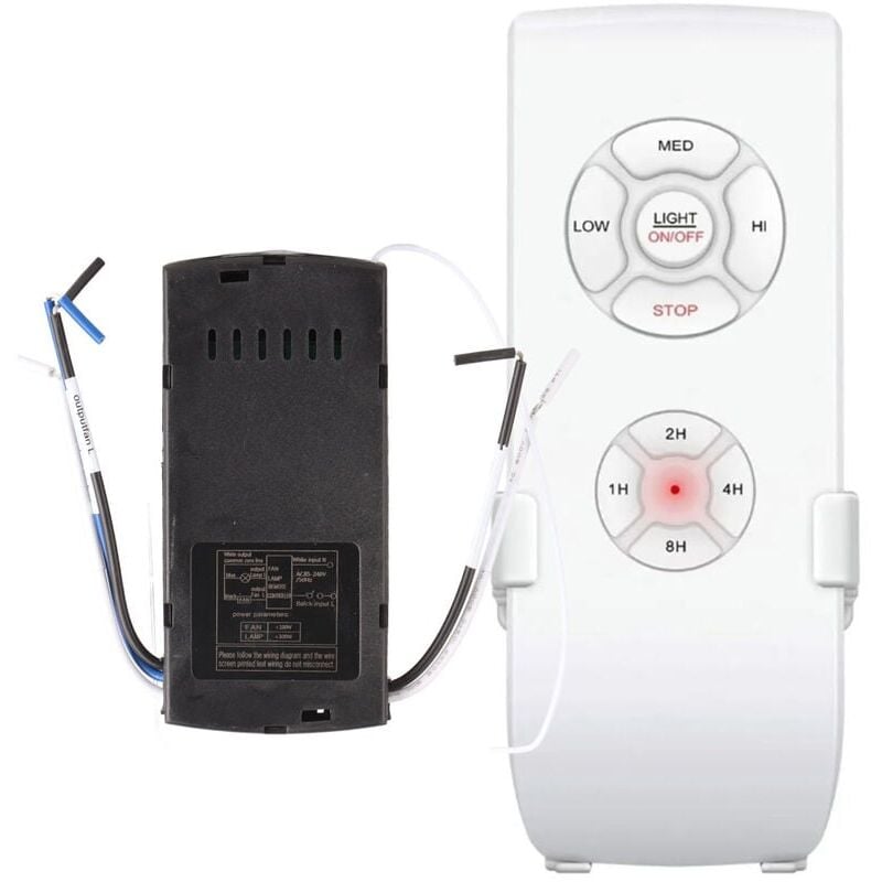 SNQ - Deckenventilator-Fernbedienungsset, universelle intelligente Deckenventilator- und Lichtfernbedienung für Hunter's Harbor Breeze