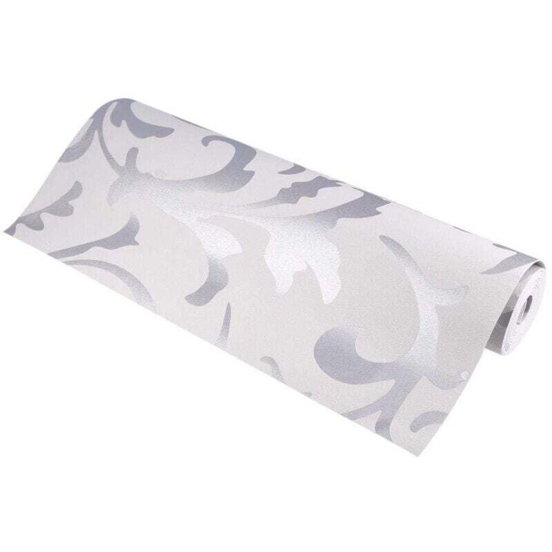 Tapete Damast-Tapete, Vlies-Luxus-Europäische Tapete für Schlafzimmer, Wohnzimmer, TV-Hintergrund