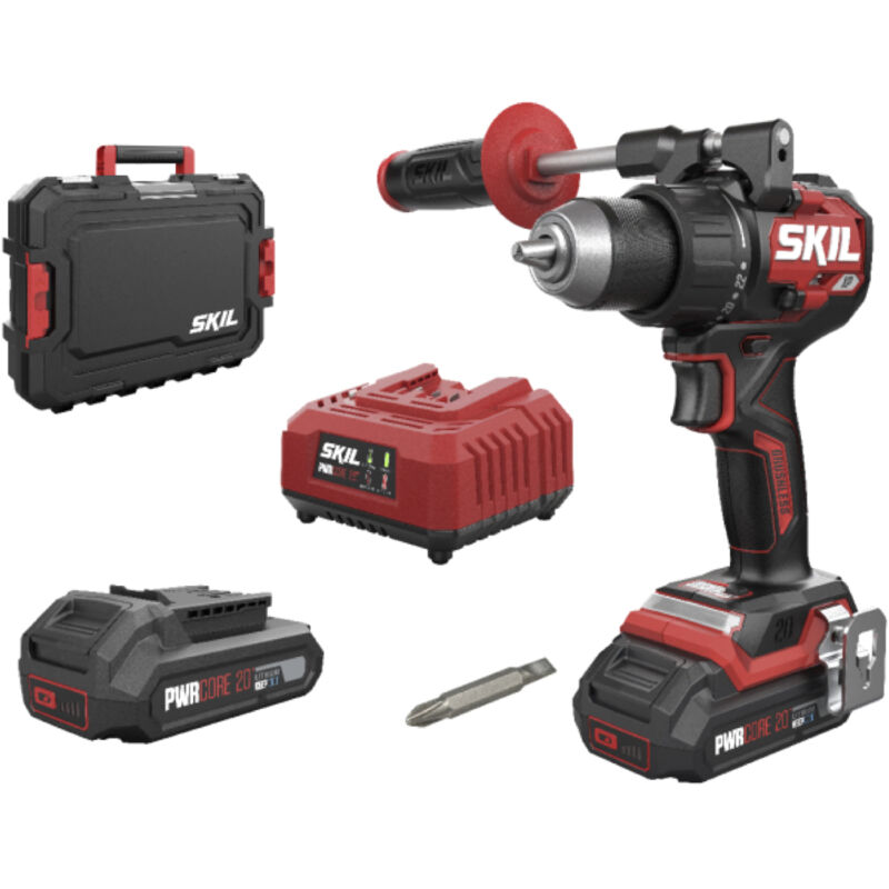 Skil 20V 3080 HC Akku-Bohrschrauber (2x2,0 Ah Koffer)