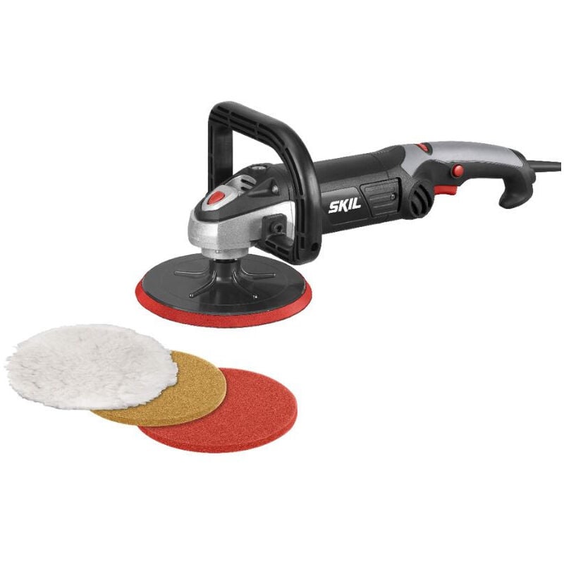 Skil - Poliermaschine 1144 aa Polierer 1200 w, Poliergerät Auto, Politur,180 mm