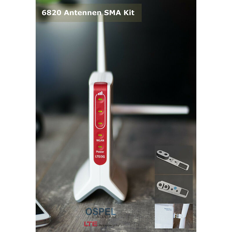 Sma Umbausatz für avm FritzBox 6820 V3 für Antennen-Mod