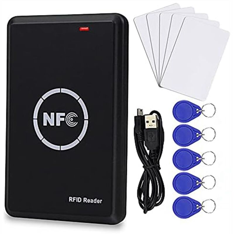 Smart Access Control Card Copier Writer rfid Reader Schwarz nfc Tag mit 13,56 MHz verschlüsseltem Kartendecoder