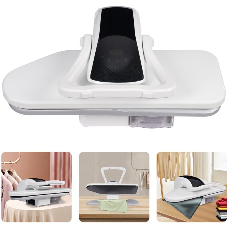 Smart Dampfbügeleisen 5 Modi, Bügelpresse für Hosen 8810D Weißes Bügeleisen mit Touchscreen 26“ 2200W