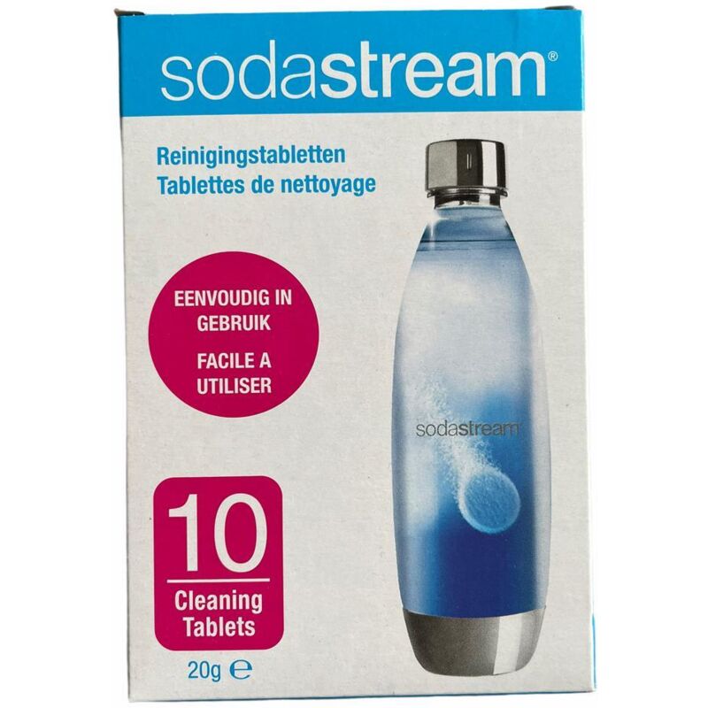 SodaStream 10 Reinigungstabletten für Trinkwassersprudler, Reinigung