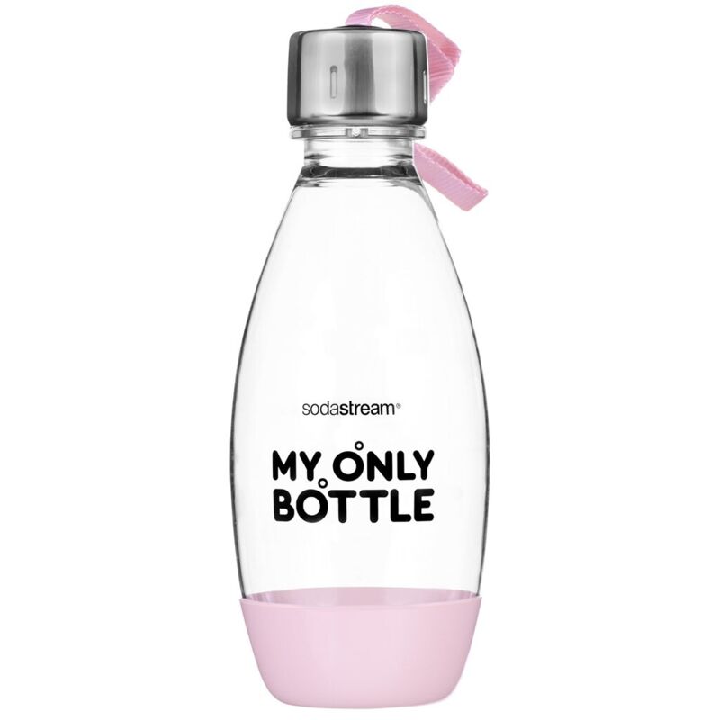 SodaStream My Only Bottle Pink – 0,5 l Mehrwegflasche für Sodabrunnen