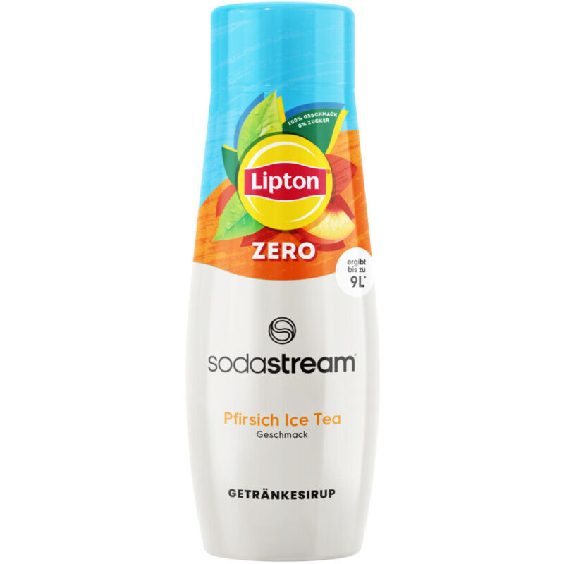 Sodastream - Sirup Lipton Pfirsich zero Ice Tea 440 ml Getränkesirup Konzentrat