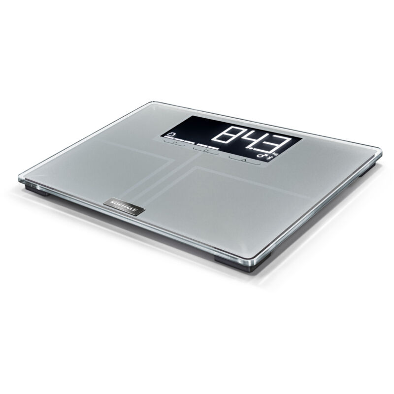Soehnle Körperanalysewaage Shape Sense Connect 200 mit Bluetooth, digitale Personenwaage für Premium-Körperanalyse (BIA), Körperwaage berechnet