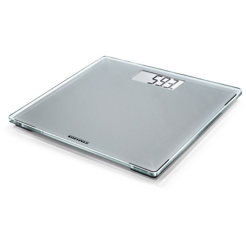 Style Sense Compact 300 Personen Digitalwaage mit extragroßer Trittfläche, Waage mit gut lesbarer LCD-Anzeige, Personenwaage im extraflachen Design,