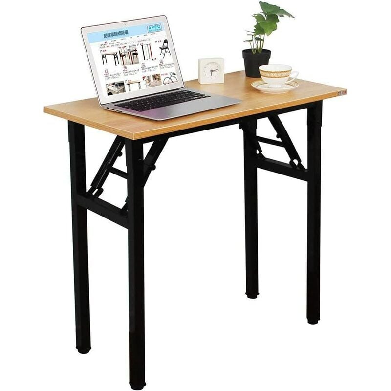 Home Schreibtisch Klappbar Computertisch 80 x 40 x 75 cm pc Schreibtisch Schreibtisch Büroarbeitsplatz für Home Office Verwendung Schreibtisch