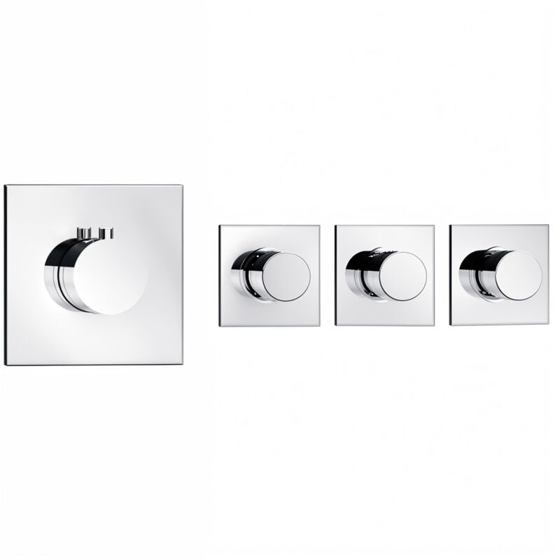 Soho 3 Wege Unterputz Thermostat Armatur