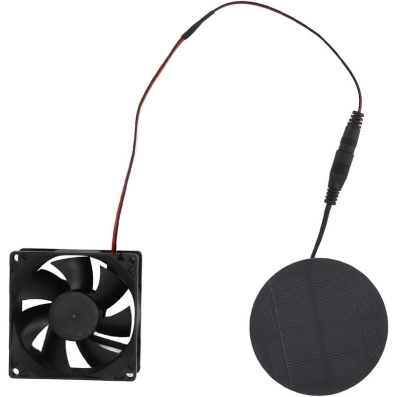 Solar-Abluftventilator, energiesparender Solarpanel-Ventilator, geräuscharmer Mini-Ventilator, Belüftung und Kühlung, Energieventilator