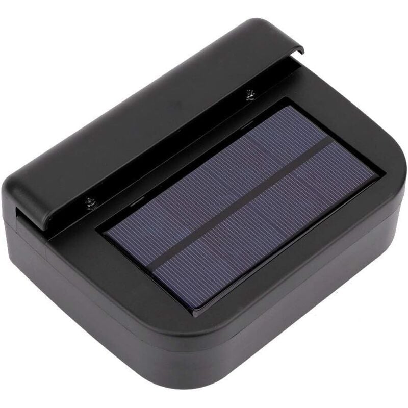 Solar-Auto-Kühlventilator, schwarzer Auto-Lüfter, hält im Auto-Abluftventilator, anwendbares 6-cm-ABS für die Klimaanlage im Auto