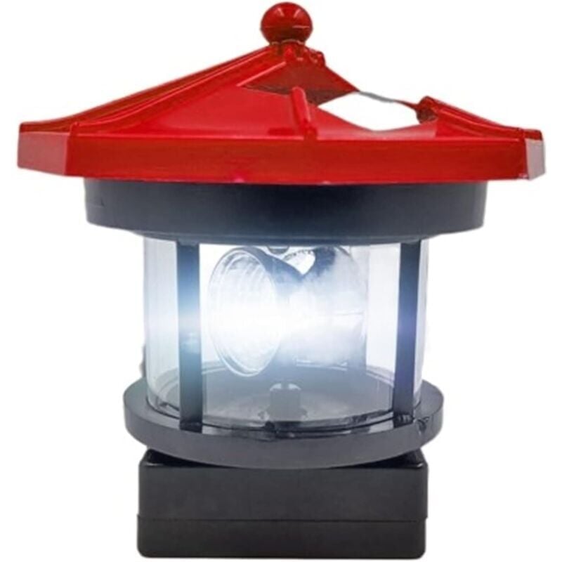 Solar-Pfostenkappenleuchten für den Außenbereich, Solar-Leuchtturm, Solar-LED, hell, Gartenzaun, Gartendekoration, Außendekoration,