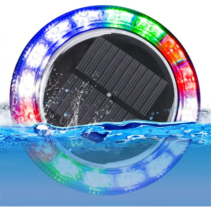 Aougo - Solar Power led Strobe Licht led Notfall Blinkende Lampe Auto Hinten Kollision Prävention led Warnung Lampe led Leuchtfeuer Licht