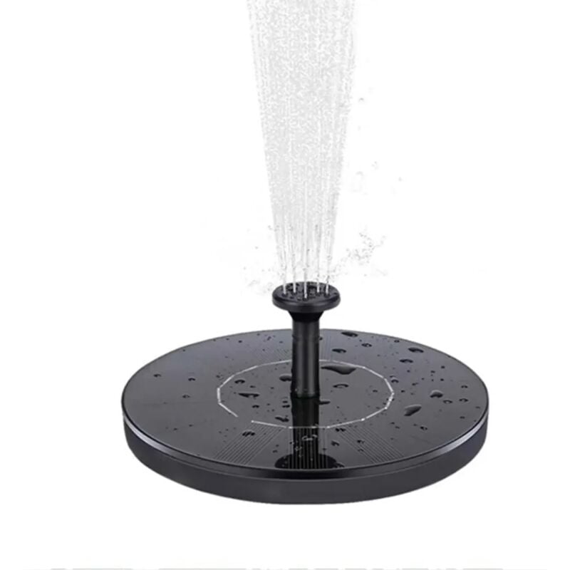 Solar Springbrunnen 3.5W Solar Teichpumpe, Eingebaute 1500mAh Batterie, Solar Schwimmender Fontäne Pumpe mit 6 Fontänenstile für Garten