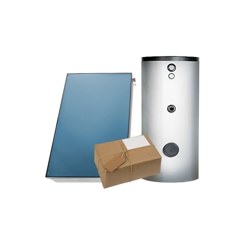 Twl-technologie Gmbh - Solaranlage Paket Warmwasser Flachkollektor FK200-4 Wärmepumpespeicher 500l