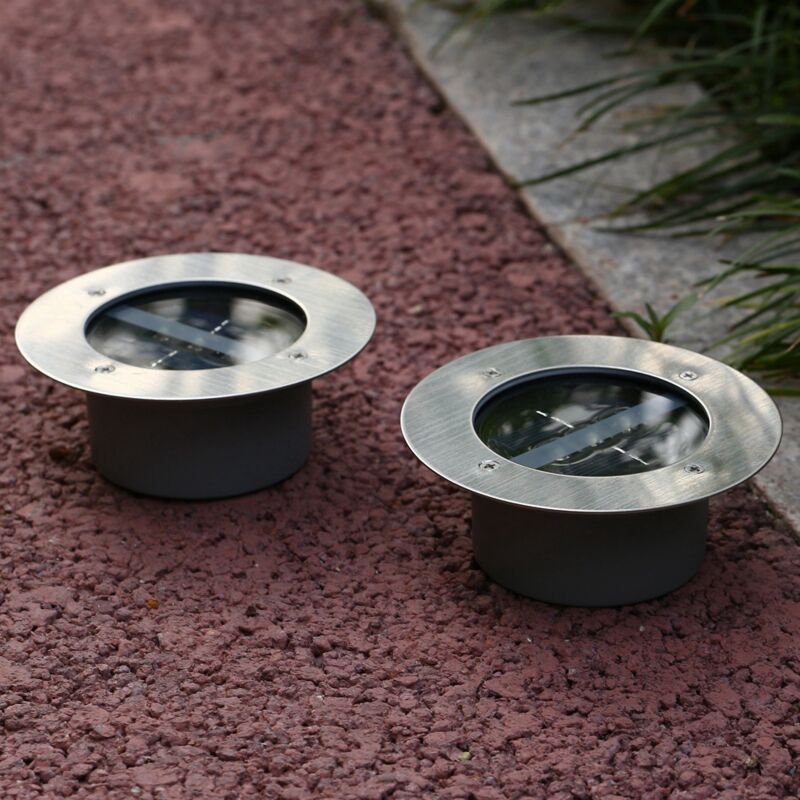 Solarbetriebene LED-Deckenleuchte für Gärten, Pools und Wege, solarbetrieben, keine Installation erforderlich, Schutzart IP65