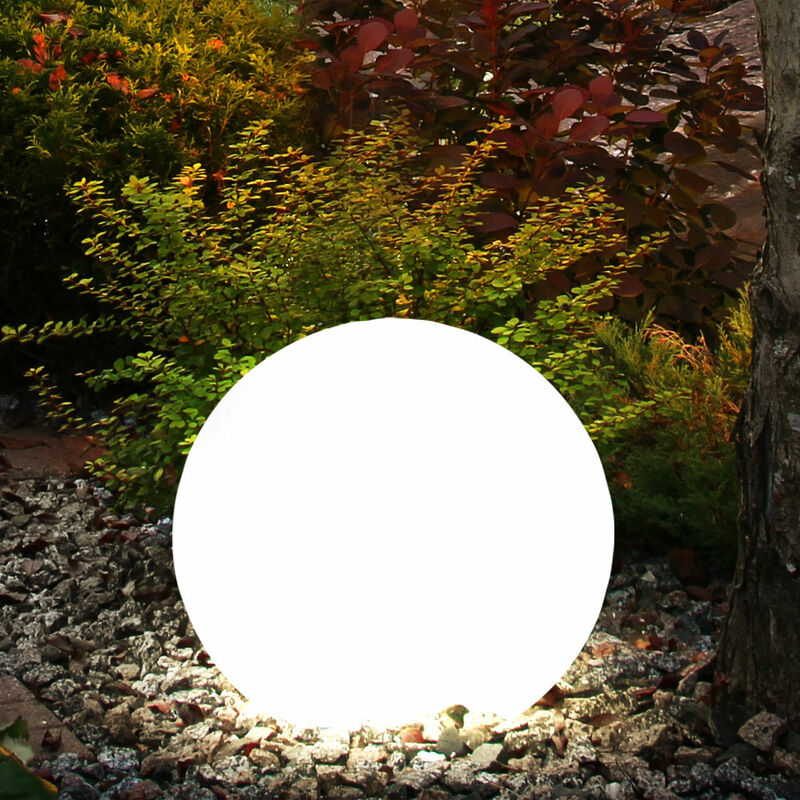 Solarleuchte Kugel Garten Kugelleuchte Solar led Gartendeko Solarkugel für Außen 25 cm, Leuchtdauer ca. 6-8 Stunden, h 65 cm