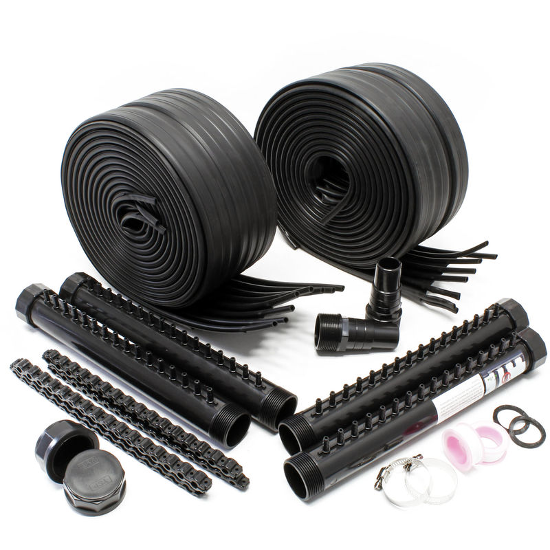 Solar Poolheizung 605 x 80 cm aus pvc zum Anschluss an Poolpumpe, 10000 l/h, kombinierbar, Pool beheizen mit Sonnenenergie, Pool Solarheizung - Wiltec