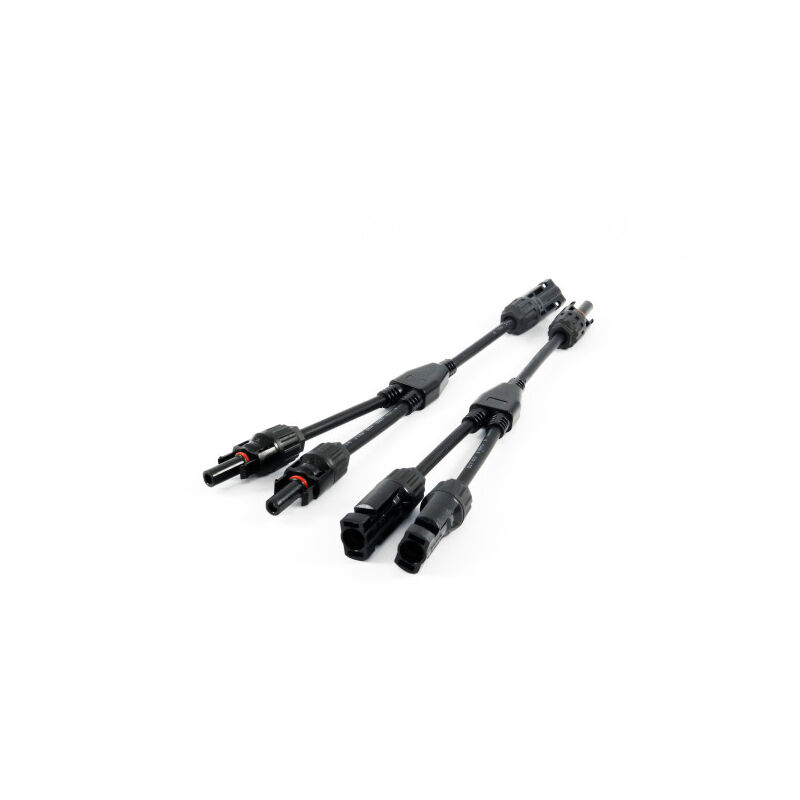 1 - 6 fach Solarstecker kompatibel mit MC4 Solarkabel Y-Verteiler für Solaranlage Y 2 fach Kabel