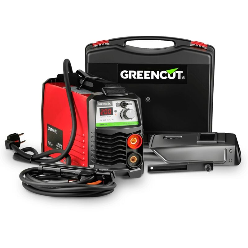 Inverter-Schweißgerät DC MMA 220-240 V iGBT mit Turbolüfter und LCD-Display – GREENCUT