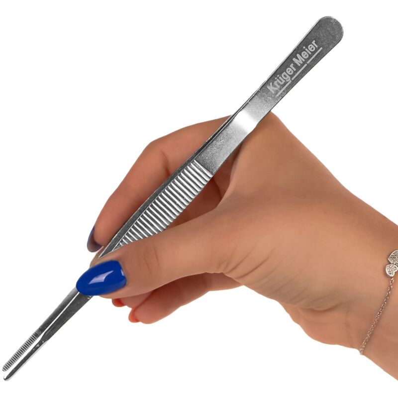 Solide gerade Pinzette Fütterungspinzette Pflanzpinzette 20cm