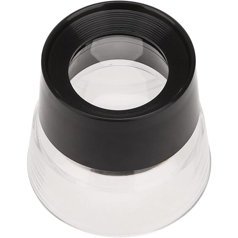 10-fache Juwelier-Lupe, Taschenlupe zum Reparieren von Uhren, Münzen, Edelsteinen, Briefmarken (5,1 x 4,6 cm, 2 Stück) - Sollbry