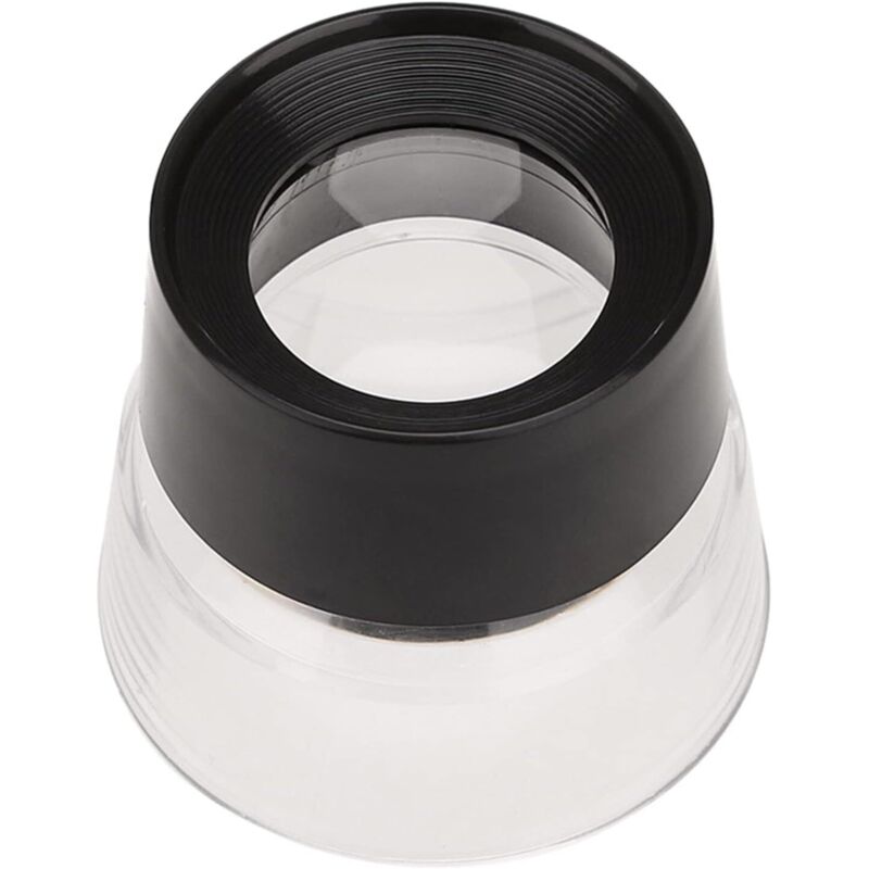 10-fache Juwelier-Lupe, Taschenlupe zum Reparieren von Uhren, Münzen, Edelsteinen, Briefmarken (5,1 x 4,6 cm, 2 Stück) - Sollbry