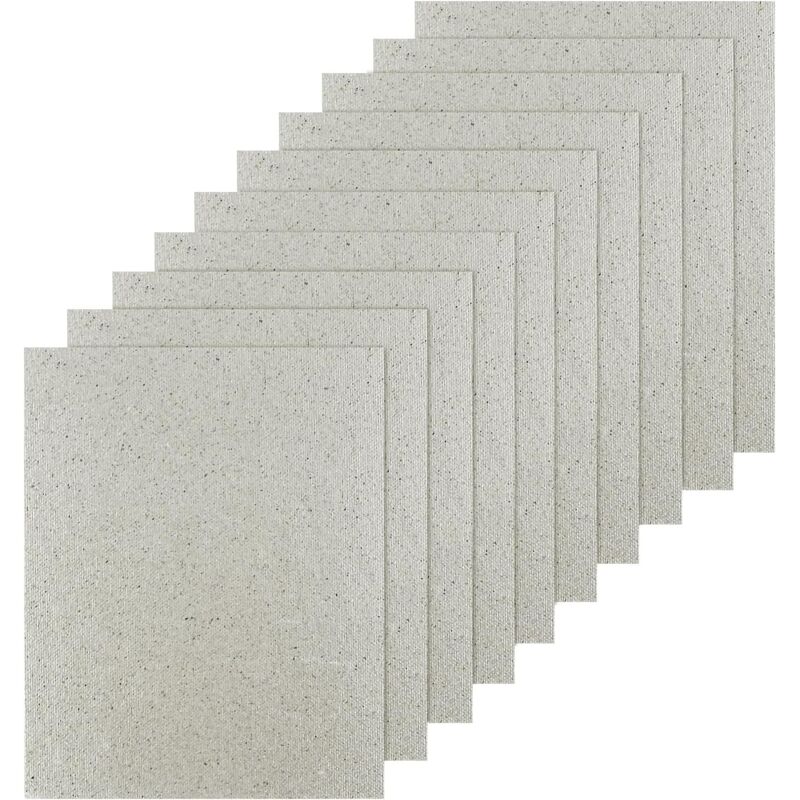 10 Stück Mikrowellen-Glimmerplatten, 12 x 15 cm, Wellenleiter-Abdeckung, Mikrowelle, Glimmerplatte, Mikrowelle, Universalplatten, zuschneidbar, für