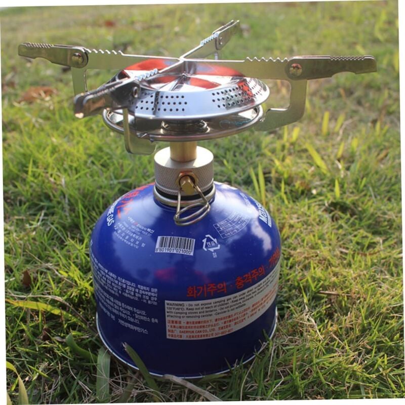 Sollbry - 1pc Camping Brenner Wandern Gasherd Elektronische Zündung Rucksack Herd Camping Gasherd Angeln Gasherd Tragbare Gasherd Elektronische punkt