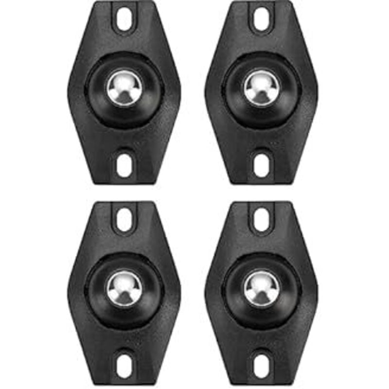 Sollbry - 20 Stück selbstklebende Mini-Lenkrollen, kleine Rollen, Möbelrollen, Mini-Rollen, selbstklebendes Mini-Universalrad, für Mülleimer,