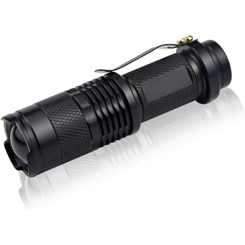 Sollbry - 395 nm lila tragbare Mini-Taschenlampe, wasserdichte Inspektionstaschenlampe für den Außenbereich, geeignet zum Tauchen im Freien,