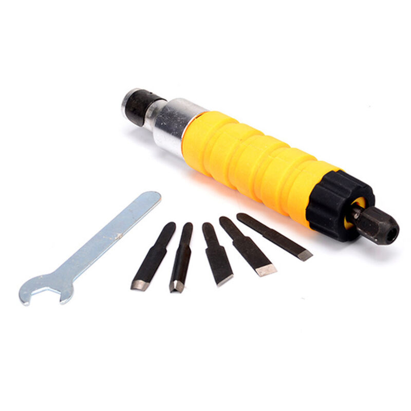 Sollbry - 5-teilige Holzbearbeitungsmeißel, Schnitz- und Gravurwerkzeug-Sets, elektrische Bohrmaschine, Handwerkzeug für Heimwerker, Kunsthandwerk