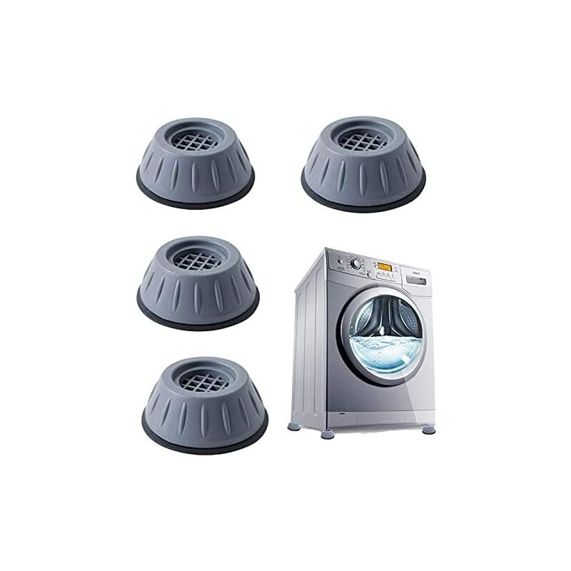 Anti-Vibrations-Pads, 4 Stück, Anti-Vibrations-Pad, Waschmaschinen-Fußpolster, für Waschmaschinen, Wäschetrockner, Kühlschränke (4 Stück) - Sollbry