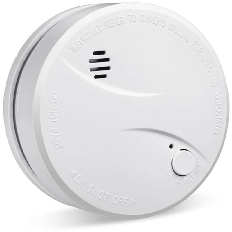 Sollbry - Drahtloser Rauchmelder, fotoelektrischer Sensor-Rauchmelder (1 Stück)