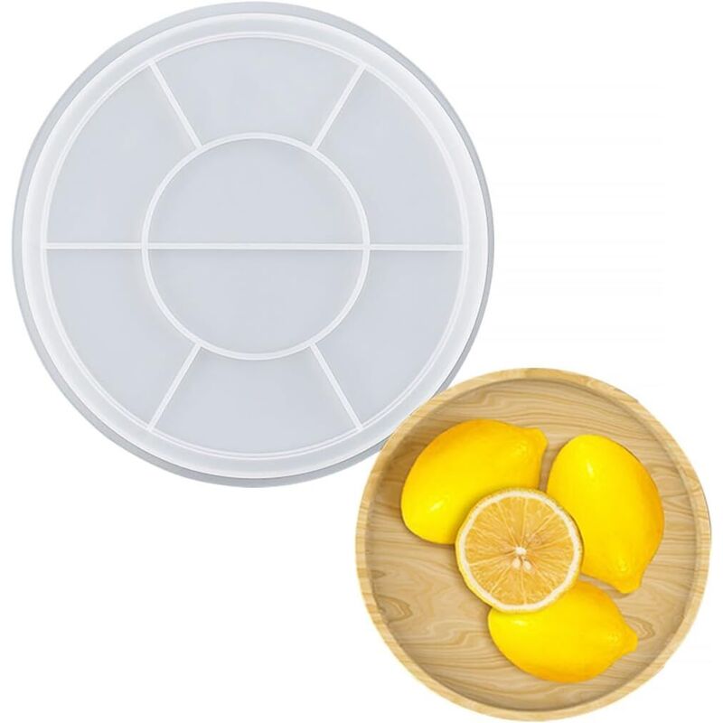 Sollbry - Epoxidharz-Tablettform, Silikonharz-Tablettform, Epoxidharz-Silikonform, Silikon-Untersetzer-Harzform, runde Untersetzer-Harzform für