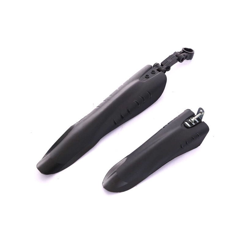 Sollbry - Fahrrad-Kotflügel, universell, vollständig bedeckend, verdickter Verbreiterungs-Kotflügel, für Mountainbike, mtb, Rennrad, Schwarz, 2 Stück