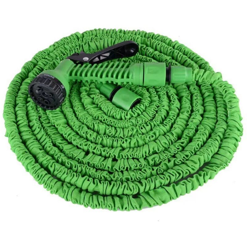 Sollbry - Flexibler und erweiterbarer Gartenschlauch, einziehbarer Gartenschlauch (7,5 m)