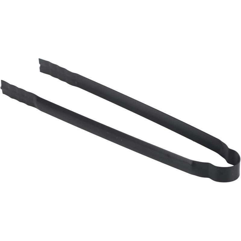 Grill-Holzkohlezange mit rutschfestem Anti-Verbrühungs-Griff, multifunktionale Brikettzange aus Metall zum Positionieren heißer Holzkohle, 30 x 1,8